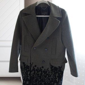 Dark Green Wool Coat
